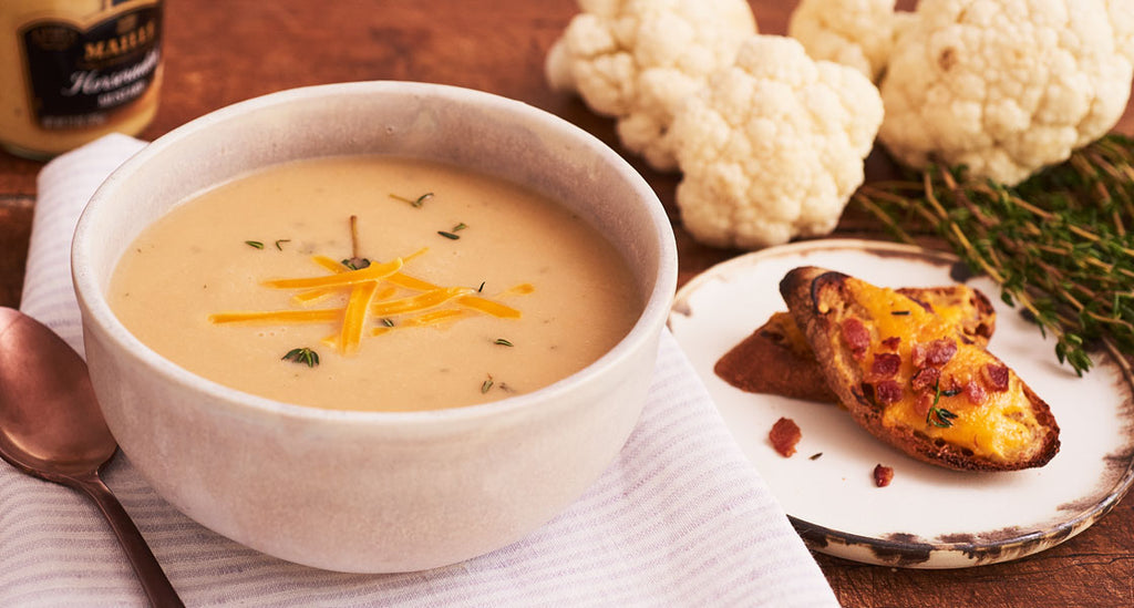 Cauliflower & Cheddar Soup