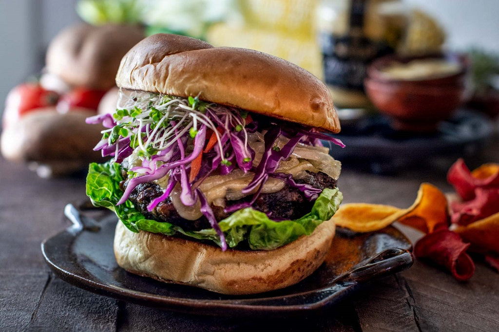 Dijon Portobello Mushroom Burger