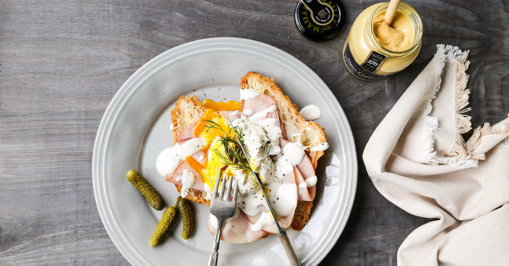 Eggs Benedict with Faux Hollandaise Sauce