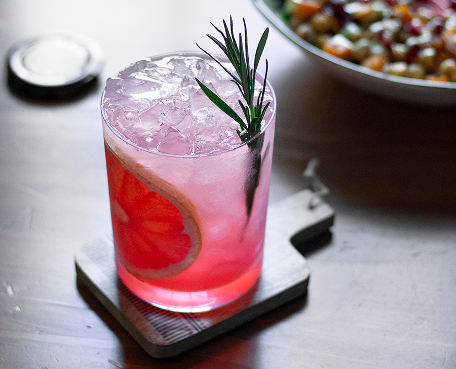 Grapefruit & Pomegranate Sour