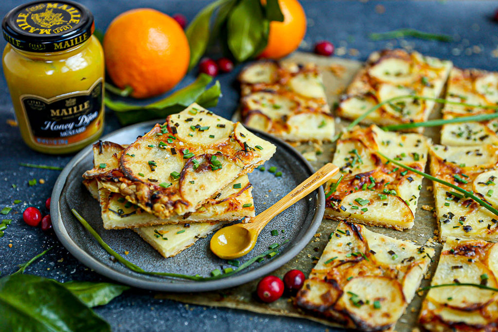 Honey Mustard Potato Tart