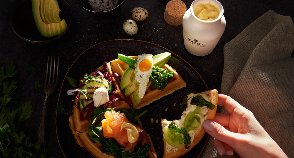 Savory waffle