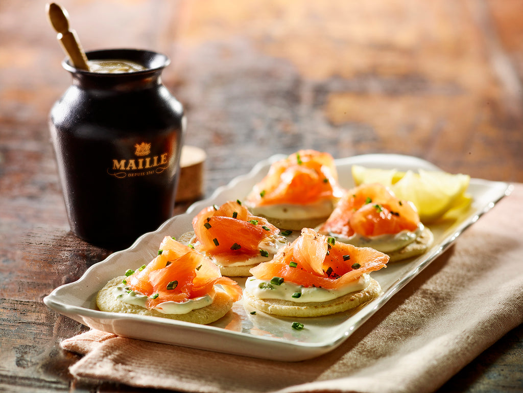 Smoked Salmon blinis