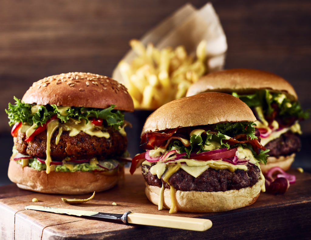 Beef burger patty