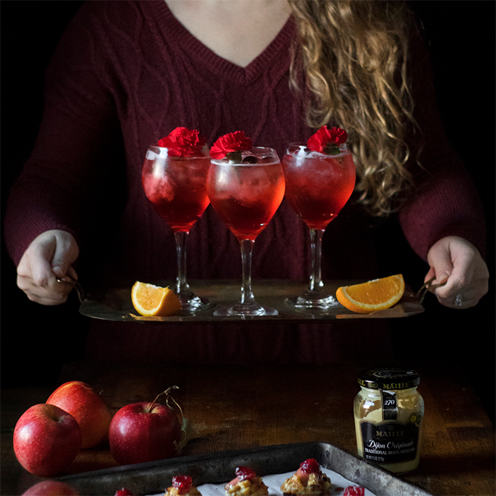 Cranberry Campari Spritz