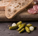 Mini Cornichons Classique, 12.8 FL oz and bread