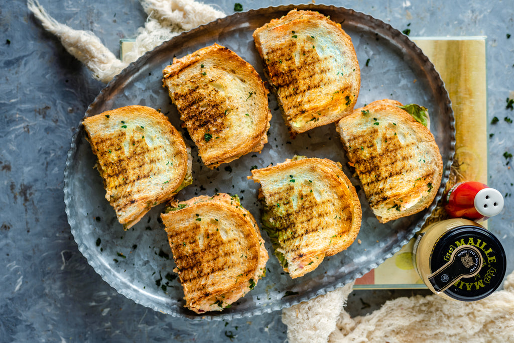 Creamy Veggie Sandwich with Maille Mustard Sauce