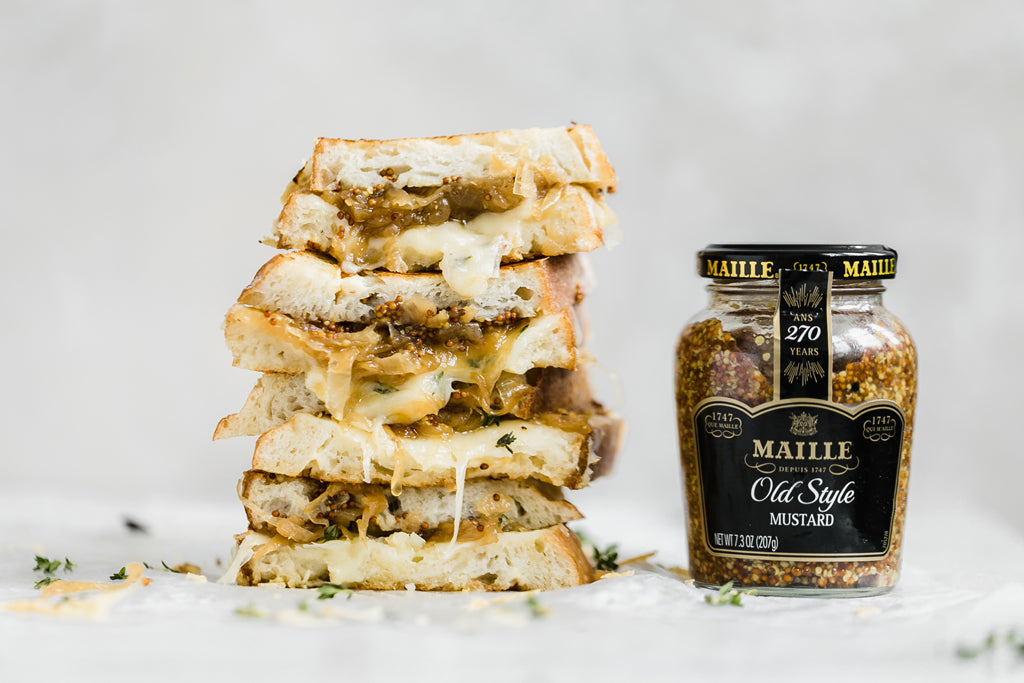 Grilled Cheese Recipe with caramelized onions