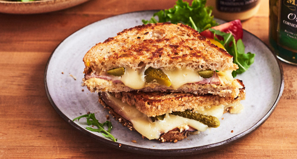 Decadent Grilled Ham and Brie Sandwich