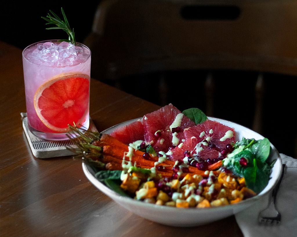 Winter Buddha Bowl with Honey Dijon Dressing