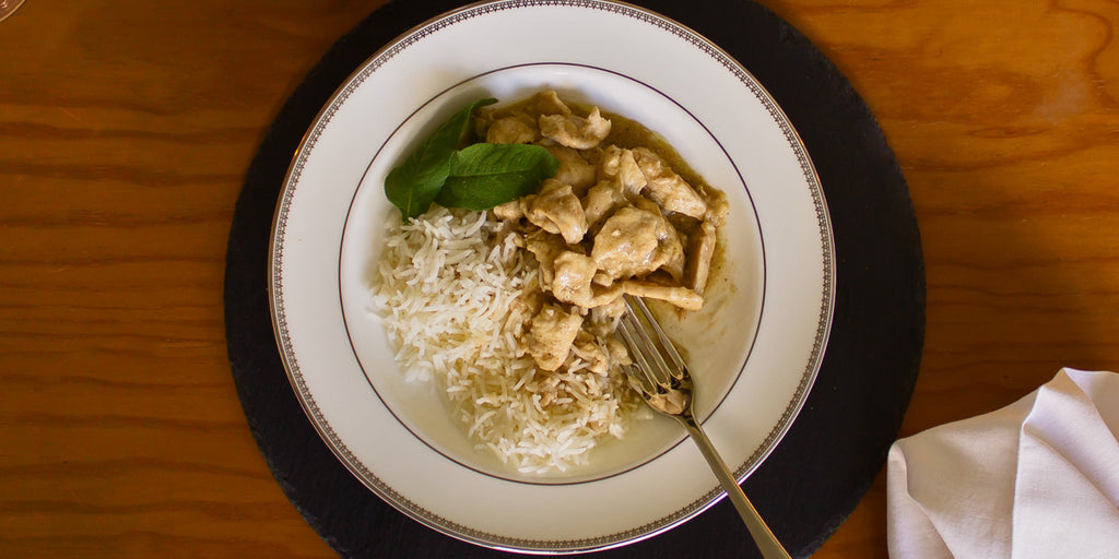 Massaman-Style Chicken Curry with Basmati Rice