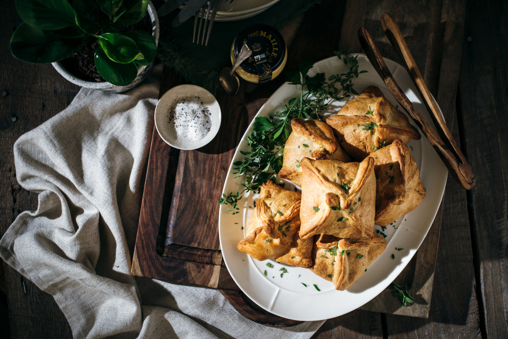 Savory Dijon Chicken Hand Pies