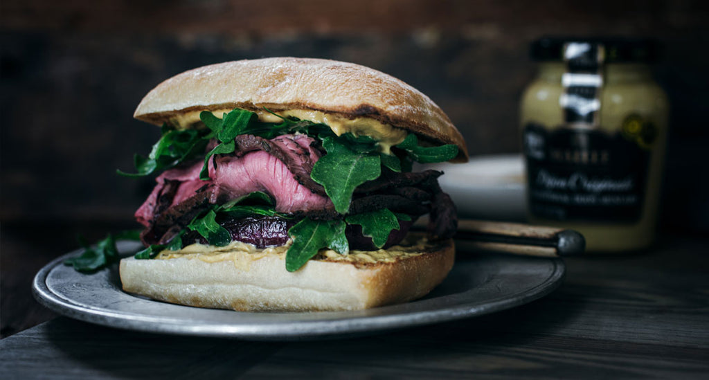 Steak and Caramelized Onion Sandwich