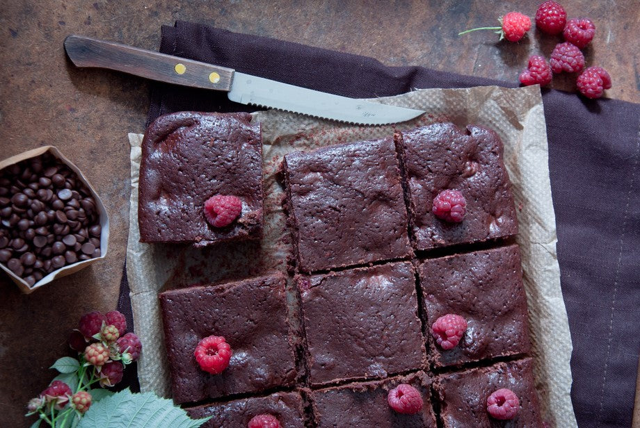 Gooey Maille Balsamic Brownies