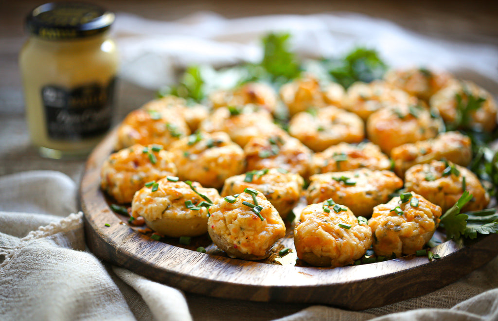 Mini Cheesy Twice-Baked Potatoes